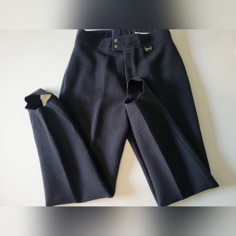 Nils Wool Blend Women's Stirrup Ski Snow Pants Black S